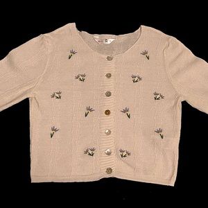 Lavender Design Cardigan (NWOT)